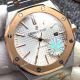 Newest Fake Audemars Piguet Royal Oak Watch Two Tone Rose Gold Silver Dial (7)_th.jpg